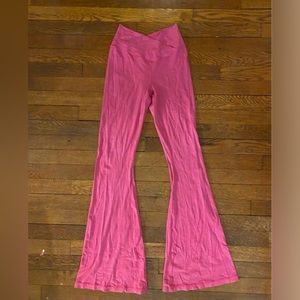 Aerie Crossover Legging Pink Women Medium